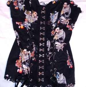 Hook & eye bustier